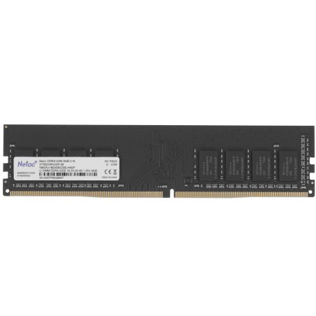 Оперативная память NETAC Basic, DDR4, 8Gb (1x8Gb), 3200MHz, CL16, DIMM