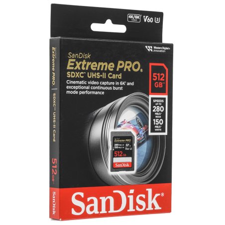 Флеш карта SANDISK SDXC 512Gb UHS-II SDSDXEP-512G-GN4IN