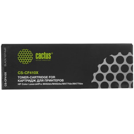 Картридж лазерный Cactus CS-CF410X черный (6500 стр.) для HP HP CLJ Pro M452dn/M452dw/M477fdn/M477fdw