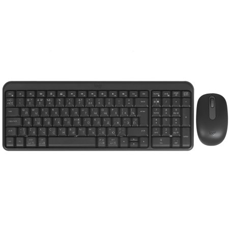Комплект (клавиатура + мышь)/ Logitech Wireless MK250 Compact Bluetooth Wireless Combo-GRAPHITE