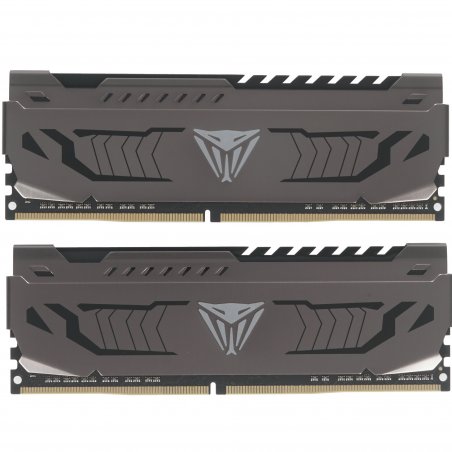 Оперативная память Patriot Viper Steel, DDR4, 32GB (2x16 GB), 3200 MHz, CL16, DIMM, радиатор, черный
