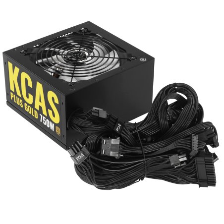 Блок питания Aerocool / Formula ATX 750W AC KCAS PLUS GOLD 750W RGb 80 PLUS gold (20+4pin) APFC 120мм fan color LED 8xSATA RTL