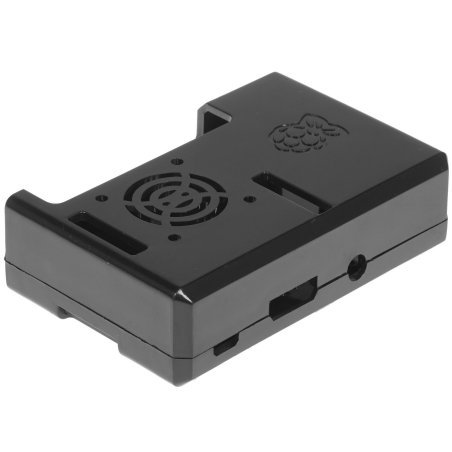 Корпус RA187 Корпус ACD черный ABS Plastic Case w/GPIO port hole and Fan holes for Raspberry Pi 3