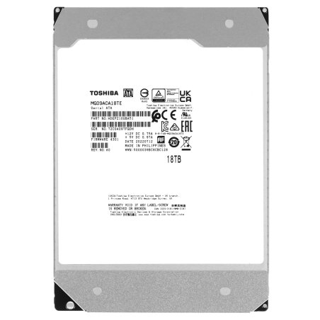 Жесткий диск Toshiba HDD SATA 18Tb 3.5" Server 7200 6Gbit/s 512Mb