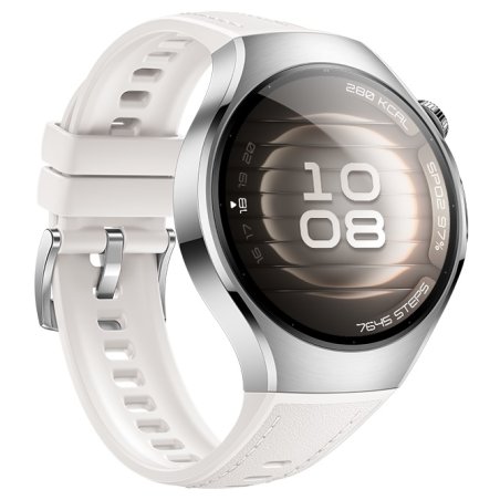 Умные часы Huawei Watch 5 42mm SOC-AL00, 1.5" AMOLED, eSIM, Wi-Fi, Bluetooth 5.2, NFC, WR50, белый