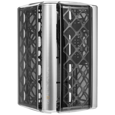 Компьютерный корпус без блока питания Geometric Future Model 2 The Ark, Midi-Tower, TG, no fans, 3xUSB-A 3.0, 1xUSB 3.2 Type-C, mATX, mITX Gray