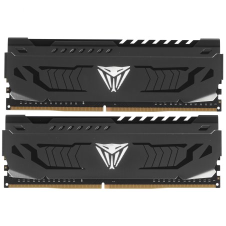 Оперативная память Patriot Viper Steel, DDR4, 16Gb (2x8 GB), 3200 MHz, CL16, DIMM, радиатор, черный