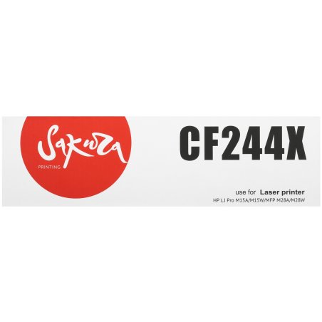 Картридж Sakura CF244X для HP, черный, 2 000 к.