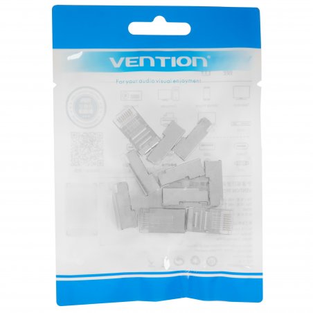 Коннектор Vention RJ45 (8p8c), cat. 5e, под витую пару (100 шт.)
