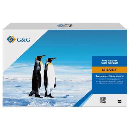Картридж лазерный G&G GG-CF287A черный (9000стр.) для HP LJ M506dn/M506n/M506x