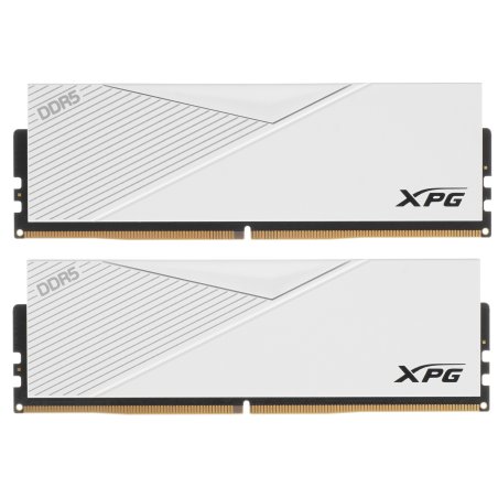 Оперативная память XPG Lancer, DDR5, 32Gb (2x16Gb), 6000MHz, CL30, DIMM, с радиаторами, белый