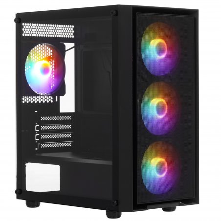 Корпус ACCORD ACC-2053B, Mini-Tower, чёрный