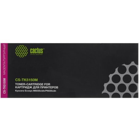 Картридж лазерный Cactus CS-TK5150M пурпурный (10000стр.) для Kyocera Ecosys M6035cidn/P6035cdn