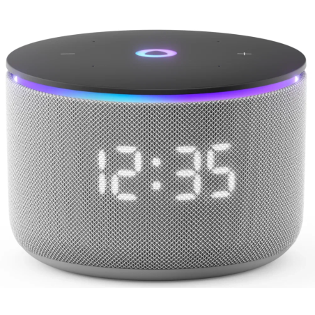 Умная колонка Яндекс Станция Мини 3 Про с Алисой, Zigbee, серый, YNDX-00059GRY