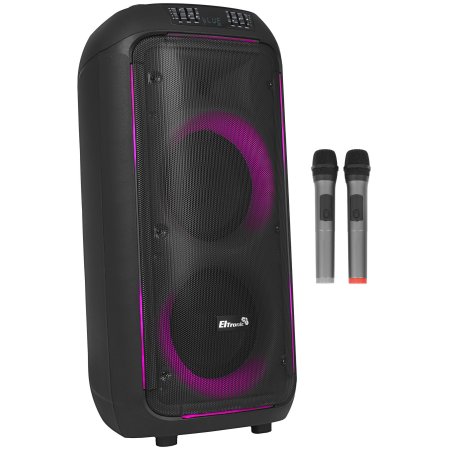 Колонка Eltronic 08" (30-38 CRAZY BOX) динамик 2шт/8" с TWS 80 Вт черный