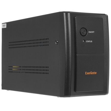 Источник бесперебойного питания ExeGate SpecialPro UNB-2200.LED.AVR.EURO.RJ.USB 2200VA/1300W, LED, AVR, 4 евророзетки, RJ45/11, USB, черный