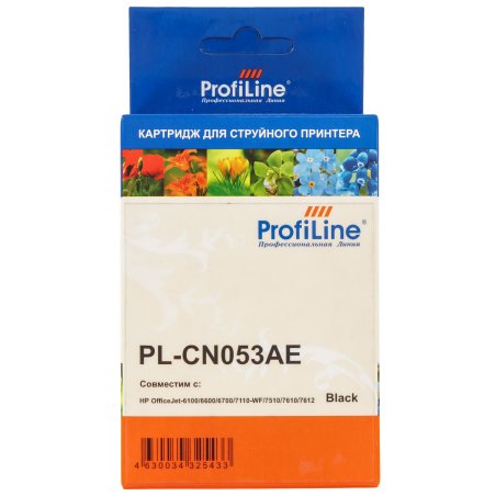Картридж струйный ProfiLine PL-CN053AE (№932XL) для принтеров HP Officejet 6700 Premium e-All-in-One H711n/7610 Wide Format e-All-in-One/6100 ePrinter H611/6600 e-All-in-One H711g/7110 Wide Format ePrinter H812a Black