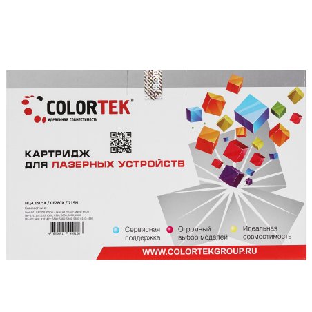 Картридж лазерный HP CE505X черный для LJ P2055 6500стр.