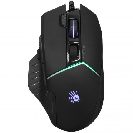 Мышь проводная A4Tech Bloody W95 Max черный, 12000 dpi, USB, кнопки - 10