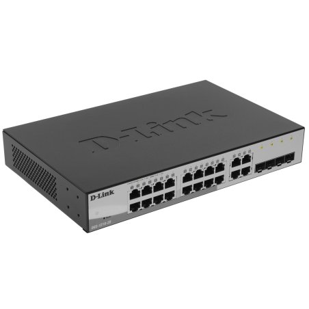Коммутатор D-Link Gigabit Smart Switch with 16 10/100/1000Base-T ports and 4 Gigabit MiniGbIC (SFP) ports