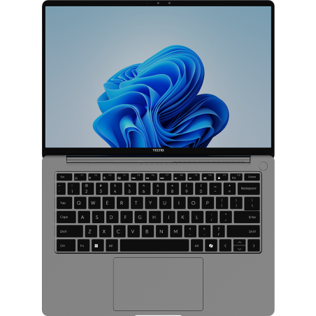 Ноутбук Tecno MegaBook T14FA Air Ryzen 5 7535HS 16Gb SSD 512Gb AMD Radeon Graphics 14.1" IPS WUXGA (1920x1200) Windows 11 Home grey WiFi BT Cam 6460mAh (71003300541)