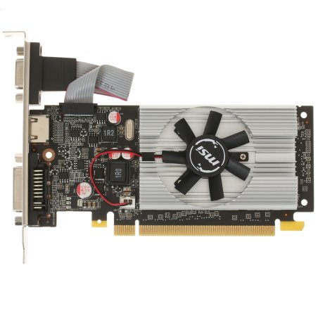 Видеокарта MSI PCI-E GT 710 2GD3H LP nVidia GeForce GT 710 2048Mb 64bit DDR3 954/1600 DVIx1/HDMIx1/CRTx1/HDCP Ret low profile