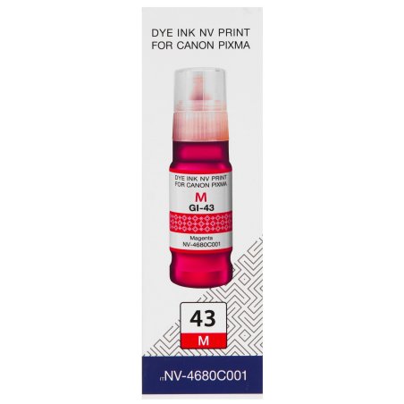 Чернила NVPrint GI-43 M (NV-4680C001) для Canon Pixma G540, G640 (70 мл) Magenta (в коробке) совместимые