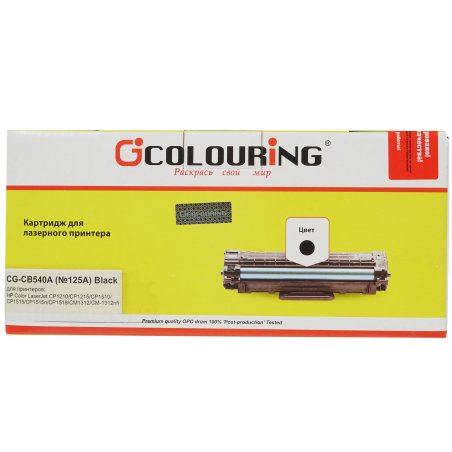 Картридж лазерный Colouring CG-CB540A/716 черный (2200 стр.) для принтеров HP Color LaserJet CP1210/CP1215/CP1510/CP1518/CM1300/1312/Canon Color Shot LBP 5050/5970/5975/MF-8030/8040/8050
