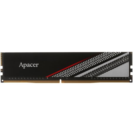 Оперативная память Apacer Tex, 8GB (1x8GB), DDR4, 3200MHz, CL16, UDIMM, с радиатором, серебристый/черный