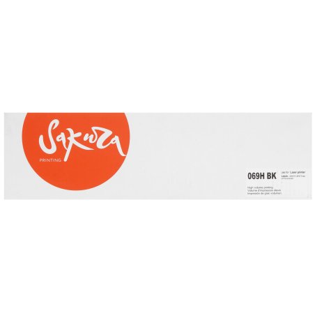 Картридж лазерный Sakura 069HBK (5098C002) для Сanon, черный, 7600 к.