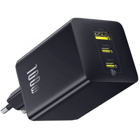 Портативный аккумулятор Baseus EnerFill FE11 Fast Charger 2C+U 100W EU Cosmic Black, P10182102123-00