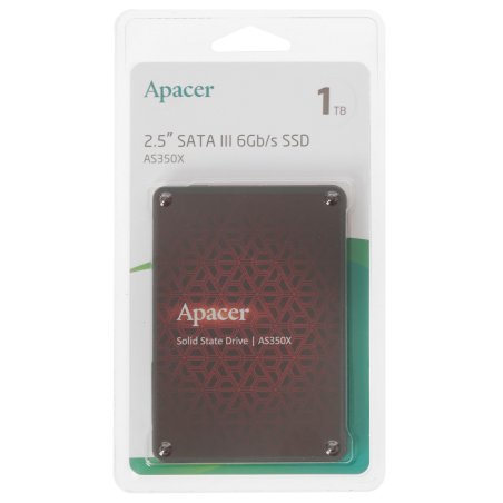 Накопитель SSD Apacer AS350X, 1Tb, 2.5", SATA III, R/W 560/540