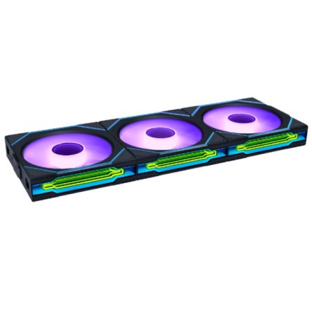Вентилятор для корпуса Lian-Li Uni Fan SL-INF Wireless 120 ARGB 120х124.5x28 черный 4-pin 29.2дБ (упак.:3шт) (G99.12SLIN1W3B.R0) Ret