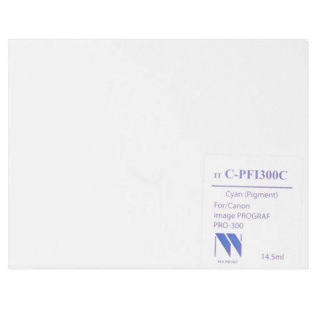 Картридж струйный NVPrint C-PFI300 C для Canon imagePROGRAF PRO-300