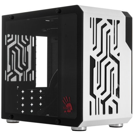 Компьютерный корпус Bloody BD-CC110 белый без БП mATX 5x120мм 2xUSB 3.0 audio