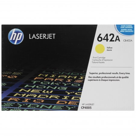 Картридж лазерный HP CB402A желтый CP4005