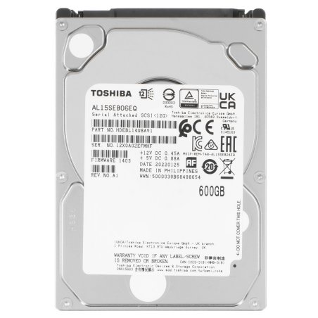 Жесткий диск HDD Toshiba Enterprise Performance 2.4Tb 10500rpm, SAS 128Mb 2.5"