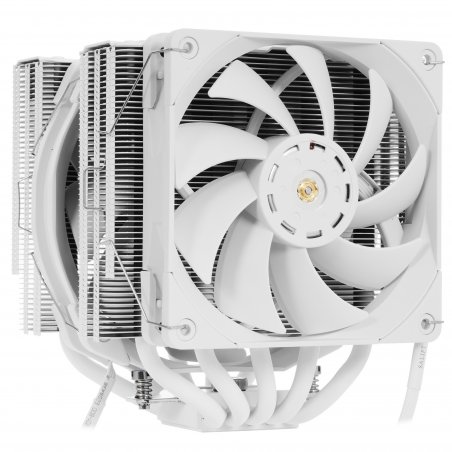 Кулер для процессора CPU Cooler Thermalright Peerless Assassin 140 Digital белый (4-pin PWM, 165мм, Ni/Cu, 6x6мм, 1x120мм + 1x140мм, 82.CFM, 29.6dBA, 1850RPM, S: 1200, 1700, 1851, 115X, 2011, 2066, AM4, AM5, белый)