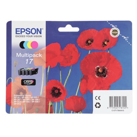 Набор картриджей Epson C13T12954012 черный / голубой / пурпурный / желтый