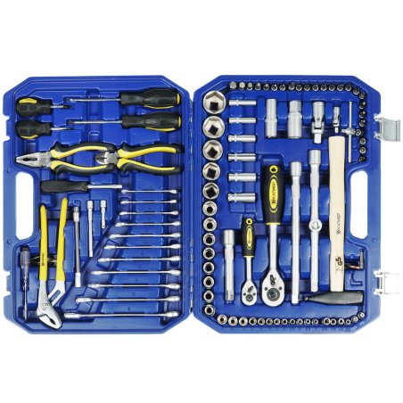 Универсальный набор КАЛИБР УНСМ-99 слесарно-монтажный 99 предметов