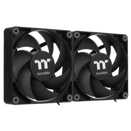 Комплект вентиляторов для корпуса Thermaltake CT120 (2 шт.) черный, 120 мм, 2000 об/мин, 25.8 дБ, 4 pin