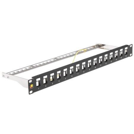 Патч-панель наборная Lanmaster LAN-PPN16OK-STP 19" 1U 16x FTP
