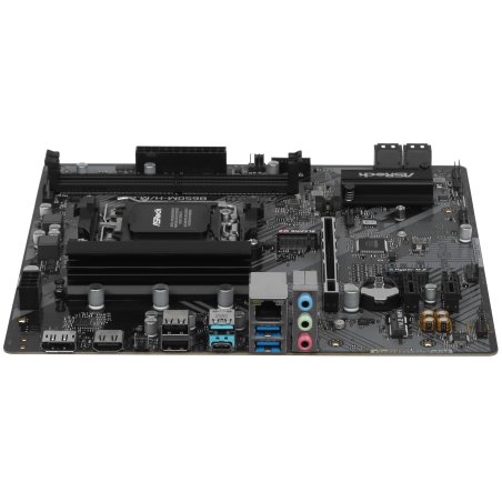 Материнская плата ASRock H610M-HDV/M.2+ D5, LGA 1700, Intel H610, 2xDDR5, 4xSATA, 1xM.2, 1xPCI-E 4.0 x16, 1xPCI-E x1, 1xDP, 1xHDMI, 1xVGA, 1x 1Gb LAN, 1xUSB-C 3.2 Gen 1, 1xUSB-A 3.2 Gen 1, 4xUSB 2.0, 3x3.5 мм, 7.1, Micro-ATX