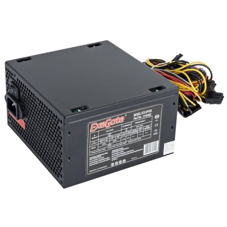 Блок питания ExeGate XP850 (EX292243RUS-S), 850W, 120мм, черный