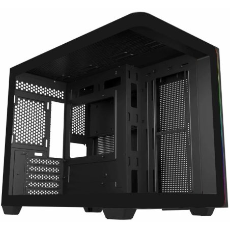 Компьютерный корпус Bloody BD-CC112 черный без БП mATX 9x120мм 2xUSB 3.0 audio bott PSU