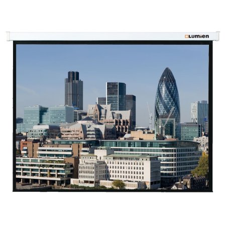 Настенный экран Lumien Master Picture 189х240 см Matte White FiberGlass, черн. кайма по периметру, доп. черн. кайма сверху 51 см 16:9