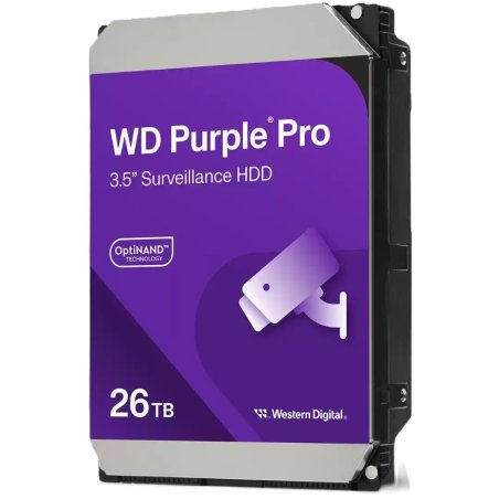 Жесткий диск WD SATA-III 26TB WD260PURP Purple Pro (7200rpm) 512Mb 3.5"