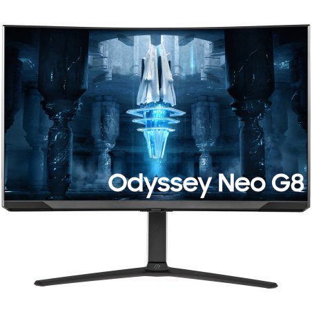 Монитор 32" Samsung Odyssey Neo G8 S32BG852NI VA 3840x2160, 240 Гц, 1 мс, 16:9, 350 кд/м2, 2хHDMI, 1хDP, изогнутый 1000R, черный