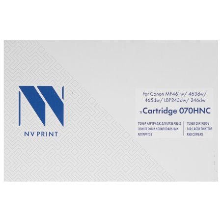 Картридж лазерный NVPrint совместимый NV-070H (БЕЗ ЧИПА) для Canon MF461w/463dw/465dw/LBP243dw/246dw (10200k)