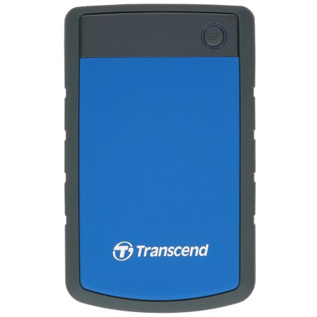 Внешний HDD 2.5" Transcend StoreJet 25H3, 4TB, USB 3.2 Gen 1 Type-A, 5400 rpm, синий